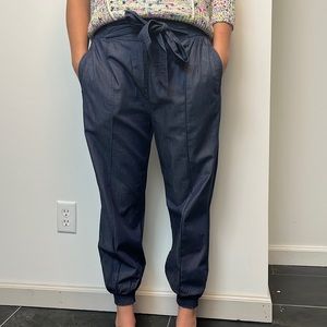 Anthropologie - Denim Chambray Joggers
